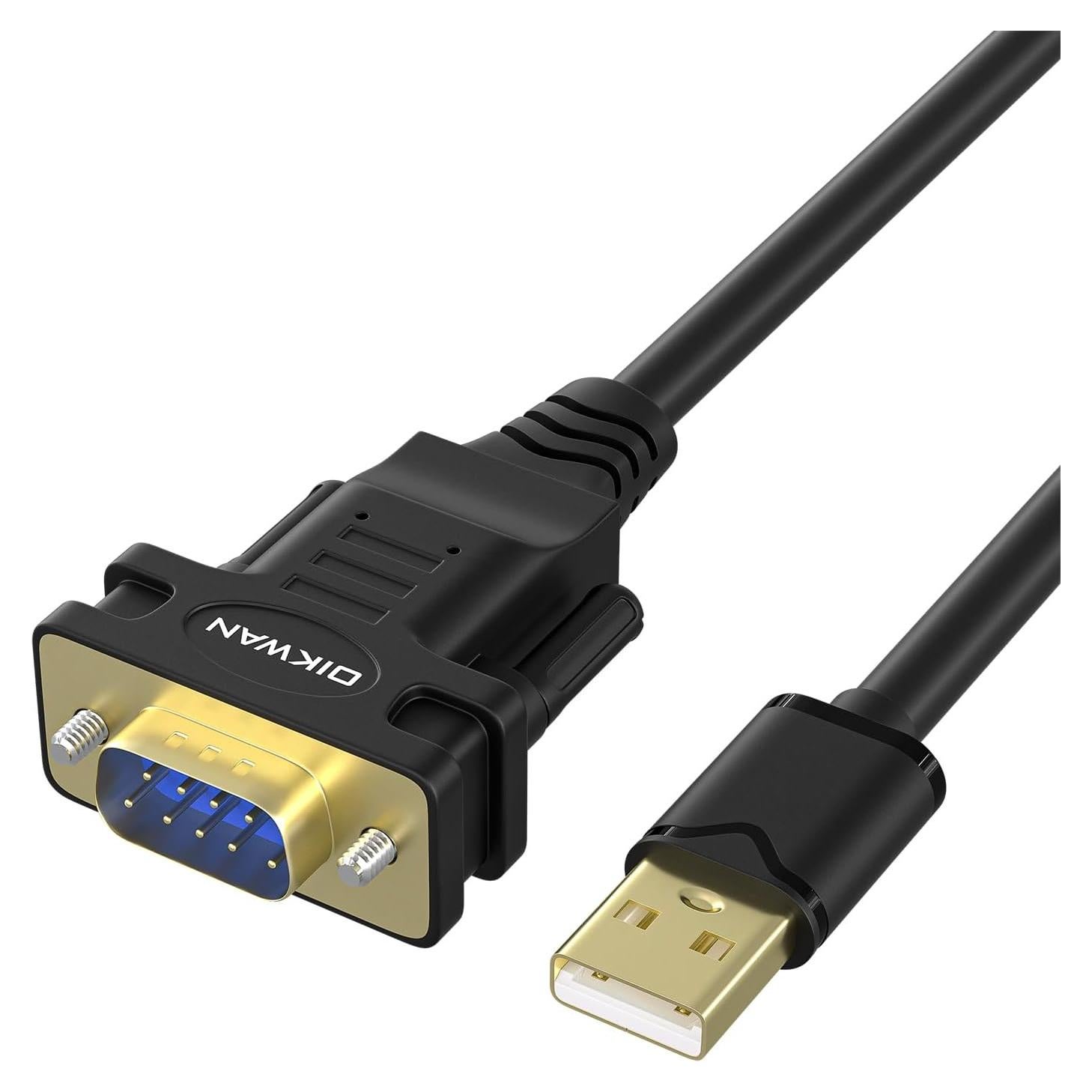 Adaptador USB a Serial RS-232 OIKWAN 1.83m 50Pack