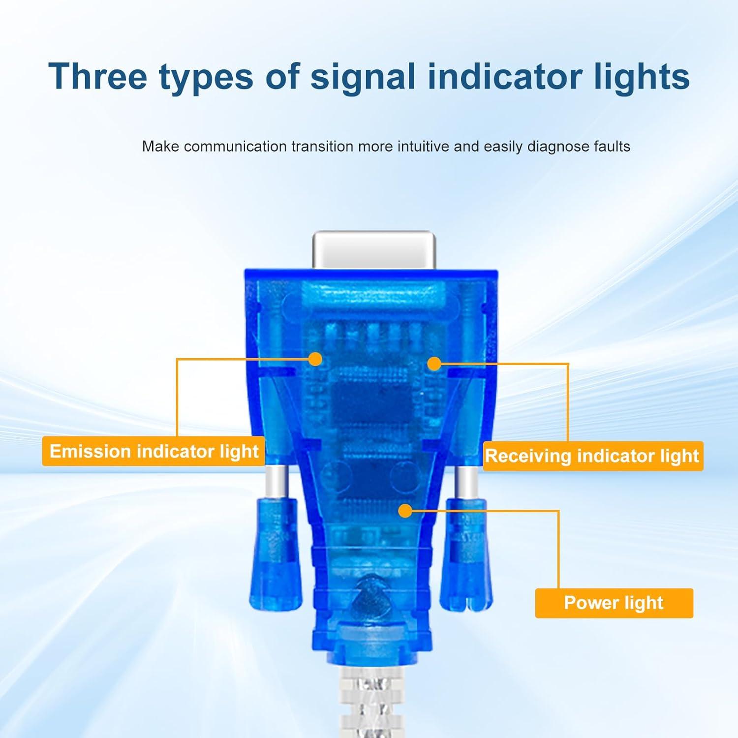 Cable USB a RS232 Femenino 3 Metros Buacoz Adaptador
