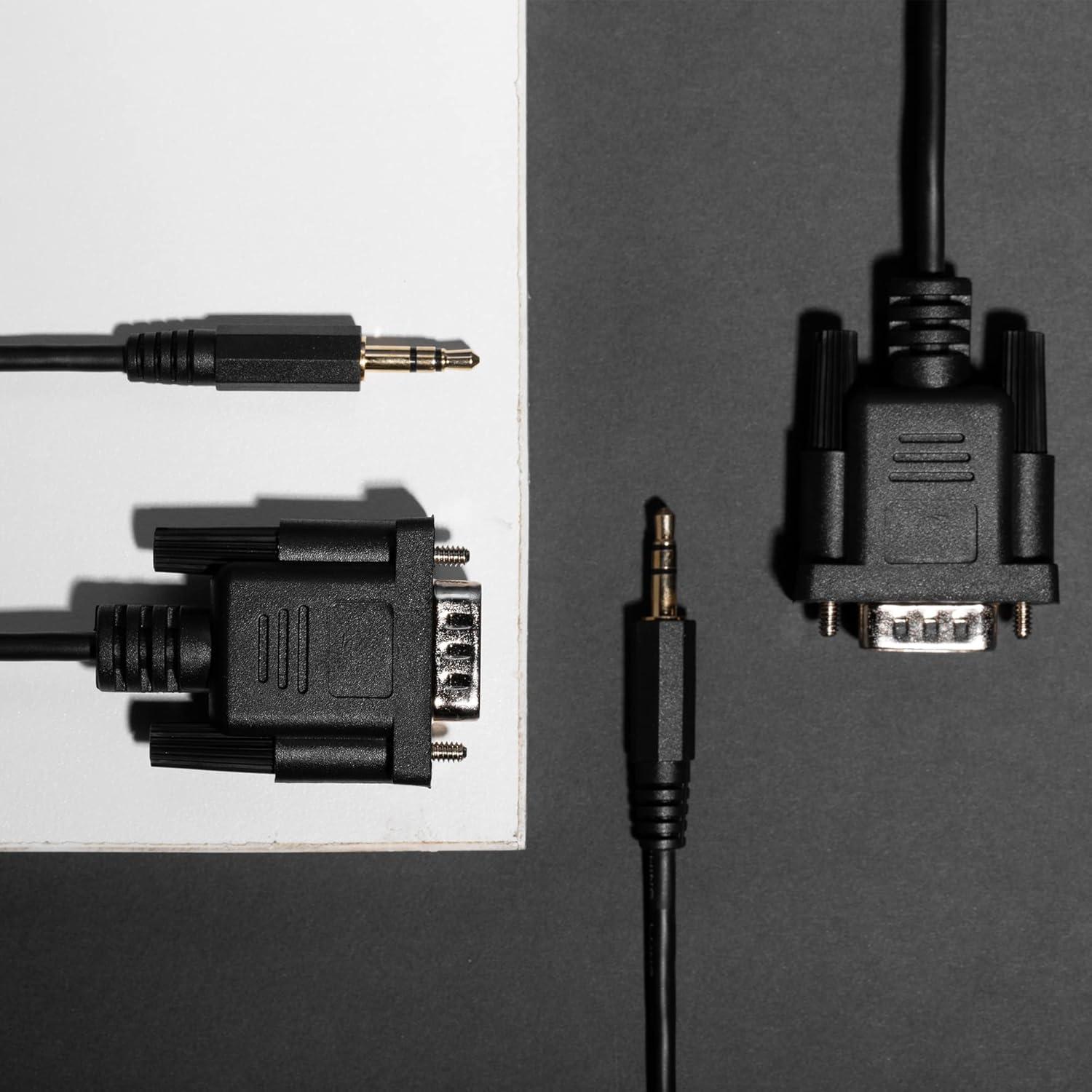 Cable Serial DB9 Hembra a 3.5mm Relper Lineso 1.83m