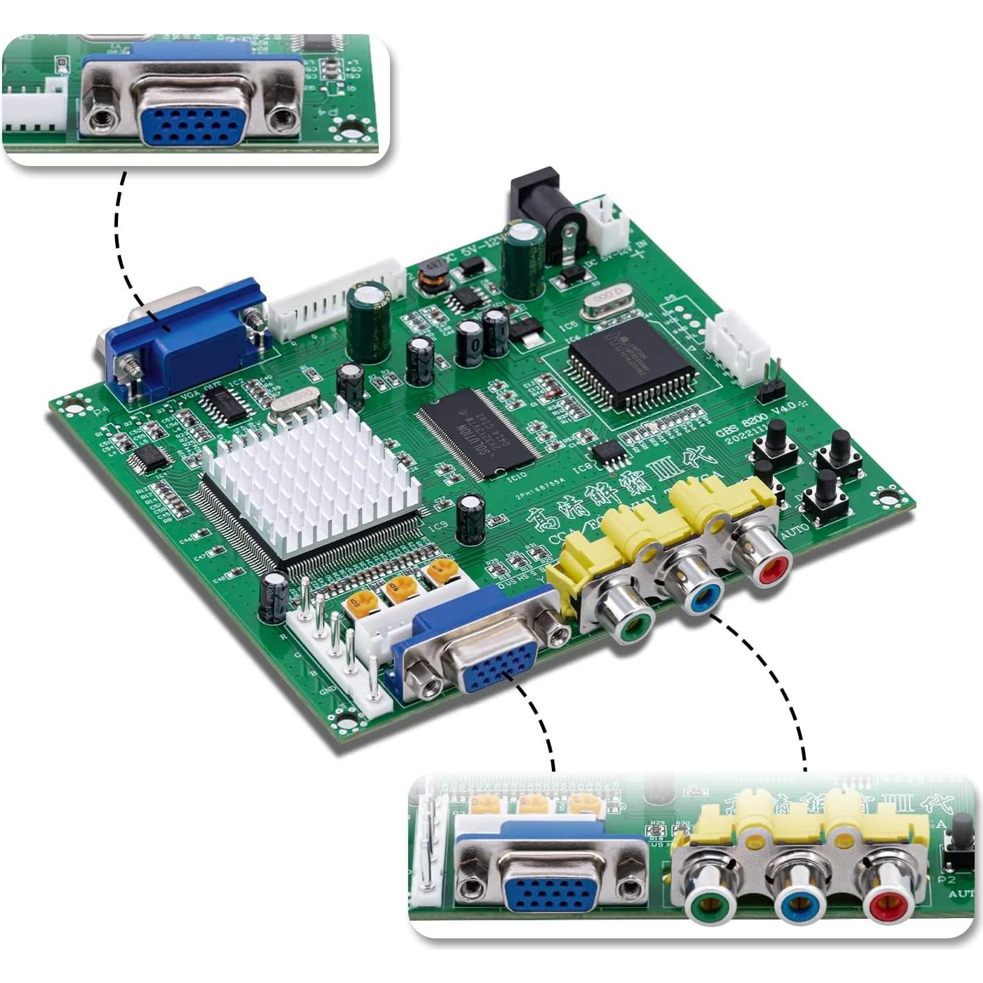 Convertidor de Video RGB a VGA HD Mcbazel para Monitores