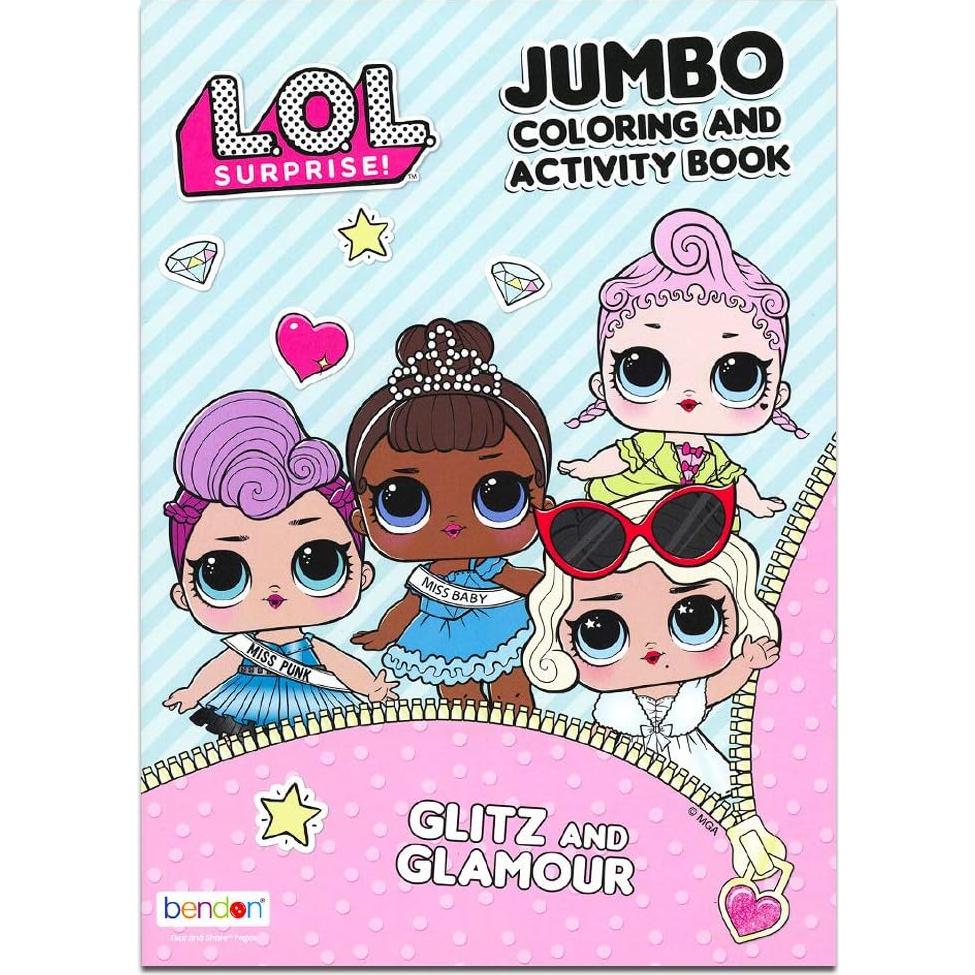 Libro para Colorear L.O.L. Surprise! 80 Páginas Multicolor