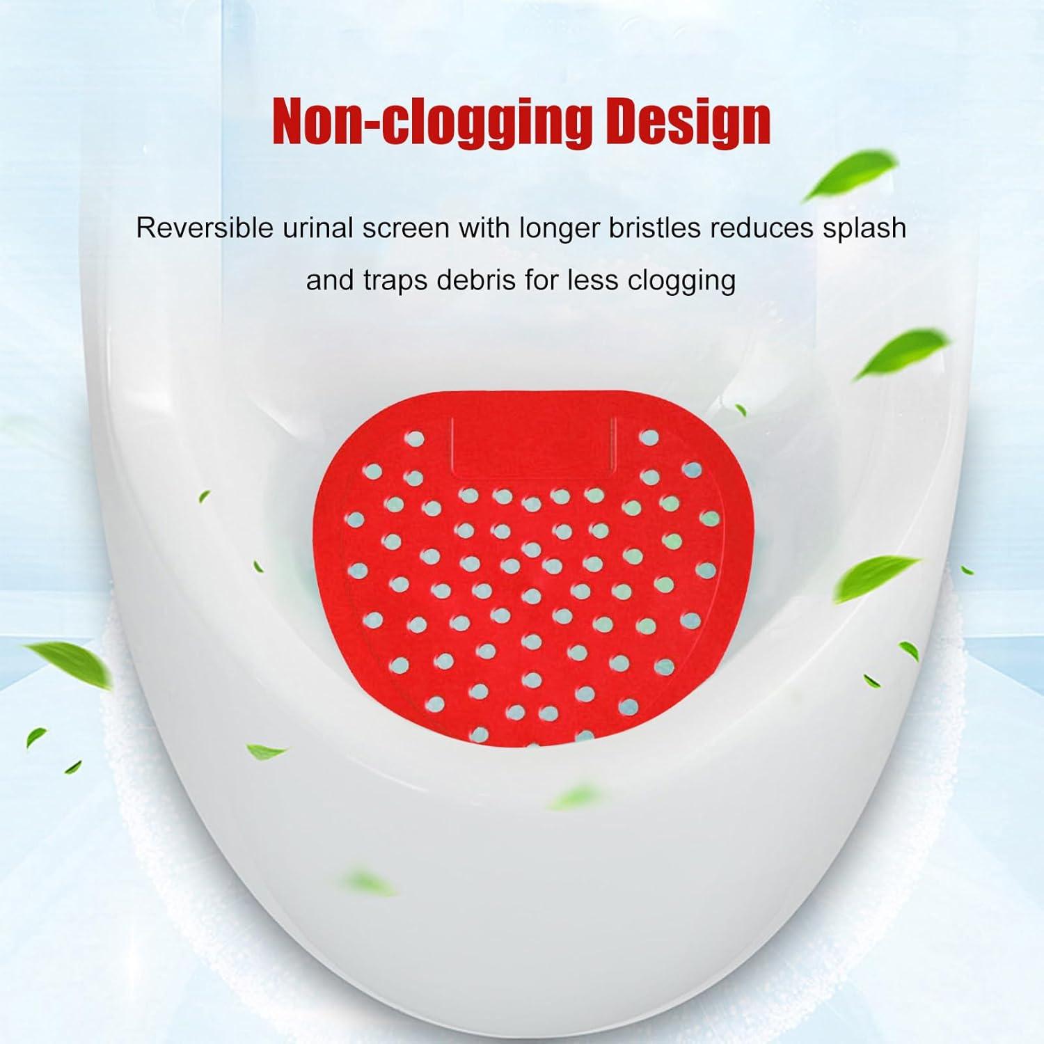 Pantallas de Orinal CNQLIS 10 Piezas Aroma Cereza Antisalpicaduras