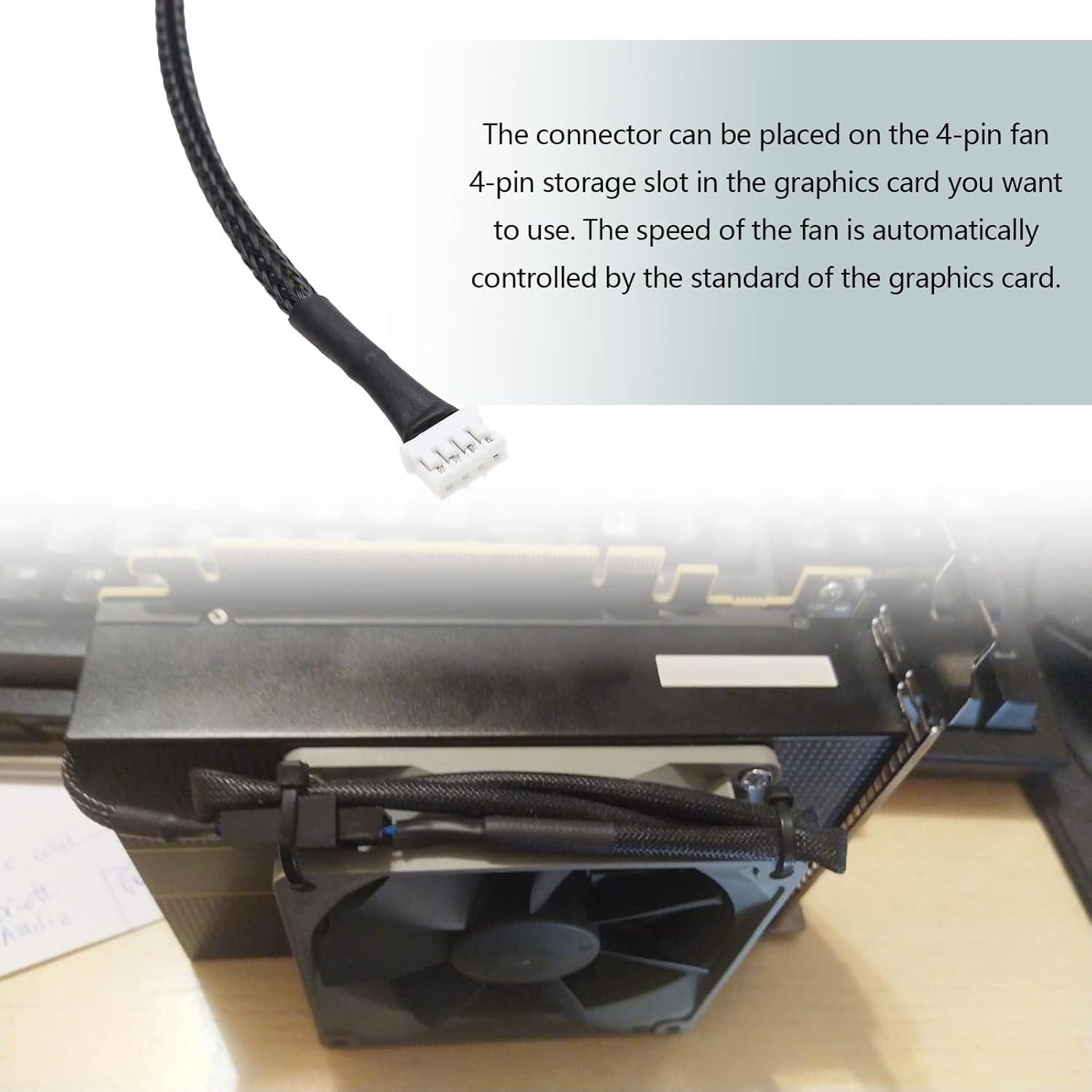 Adaptador PWM 4 Pines Crear Idea 15cm para Ventiladores VGA