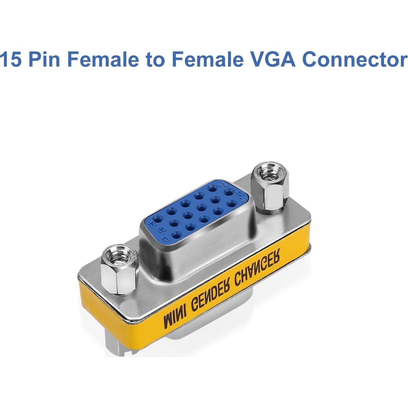 Adaptador VGA Hembra a Hembra ENUODA 2 Pack 15 Pines