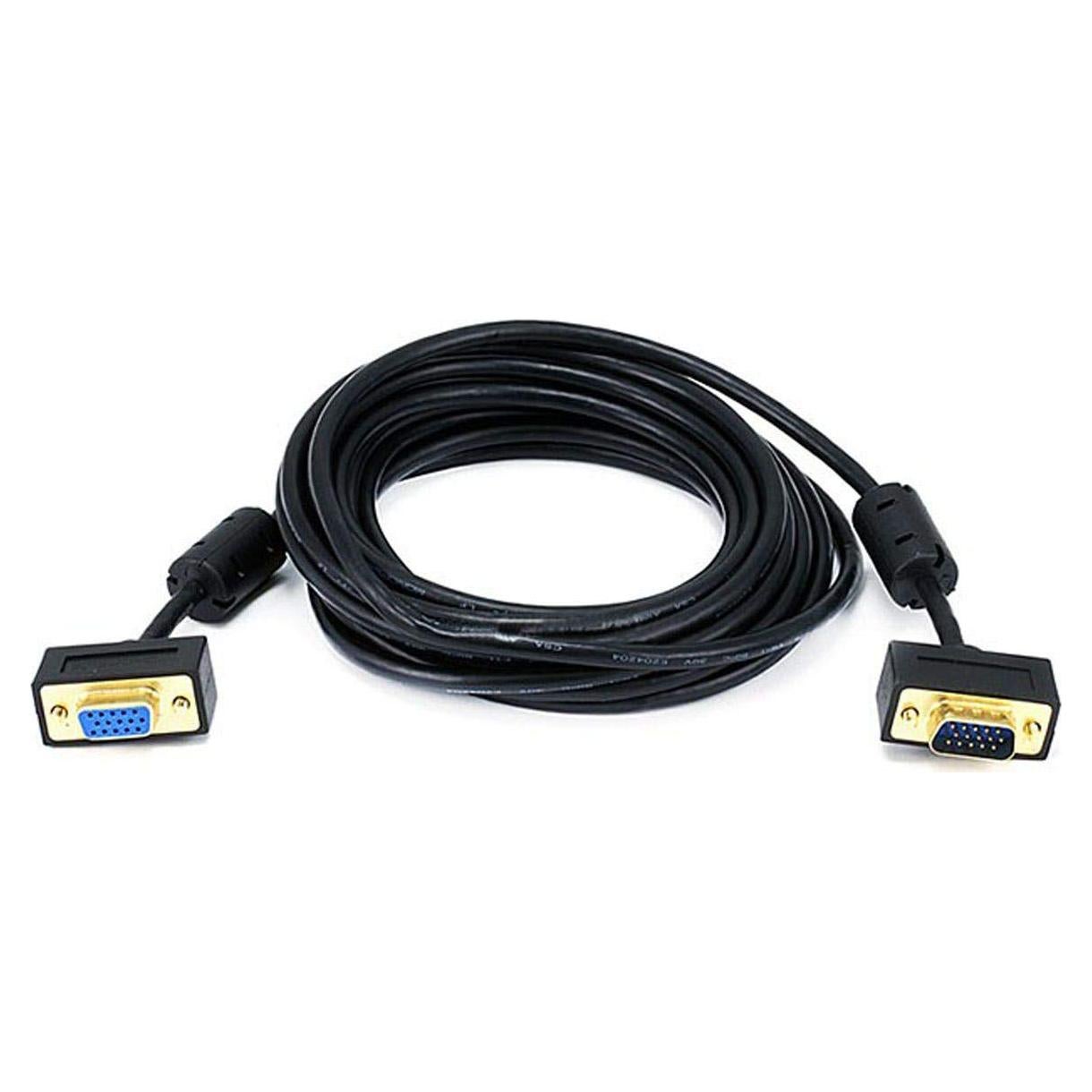 Cable VGA Monoprice 4.57m Ultra Slim con Ferritas