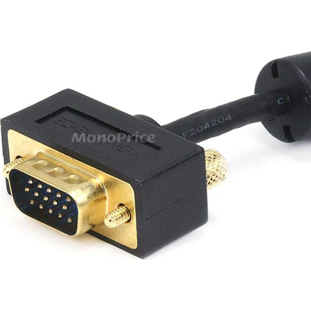 Cable VGA Monoprice 4.57m Ultra Slim con Ferritas