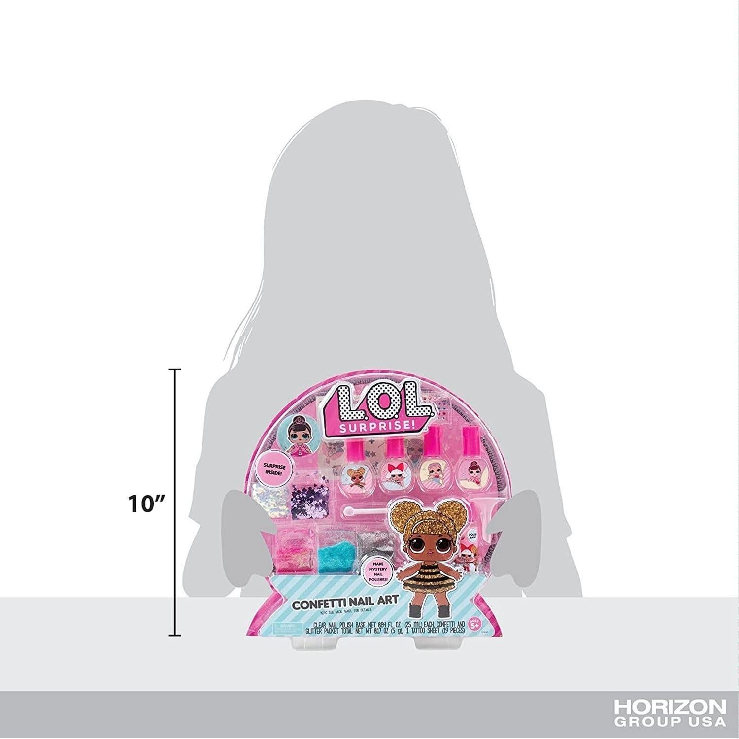 L.O.L. Surprise Confetti Nail Art Horizon Group DIY Esmaltes
