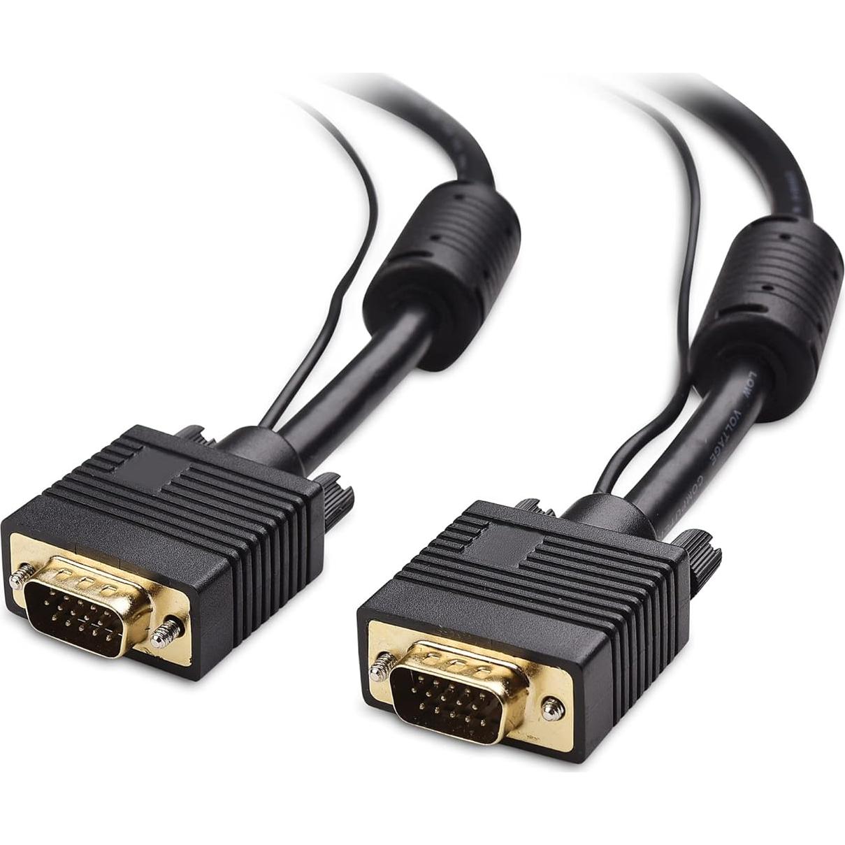 Cable VGA con Audio 4.57m Cable Matters - Conectores Chapados en Oro