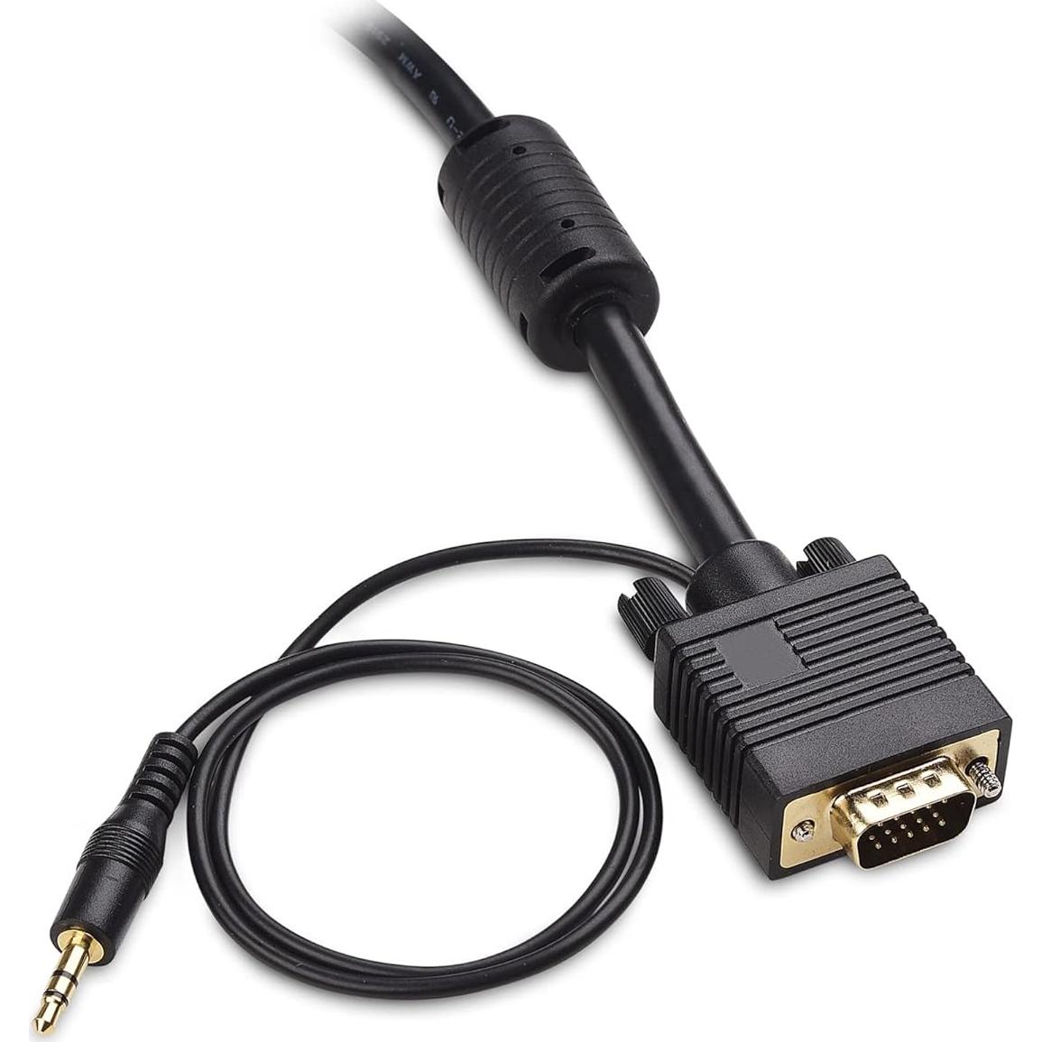 Cable VGA con Audio 4.57m Cable Matters - Conectores Chapados en Oro