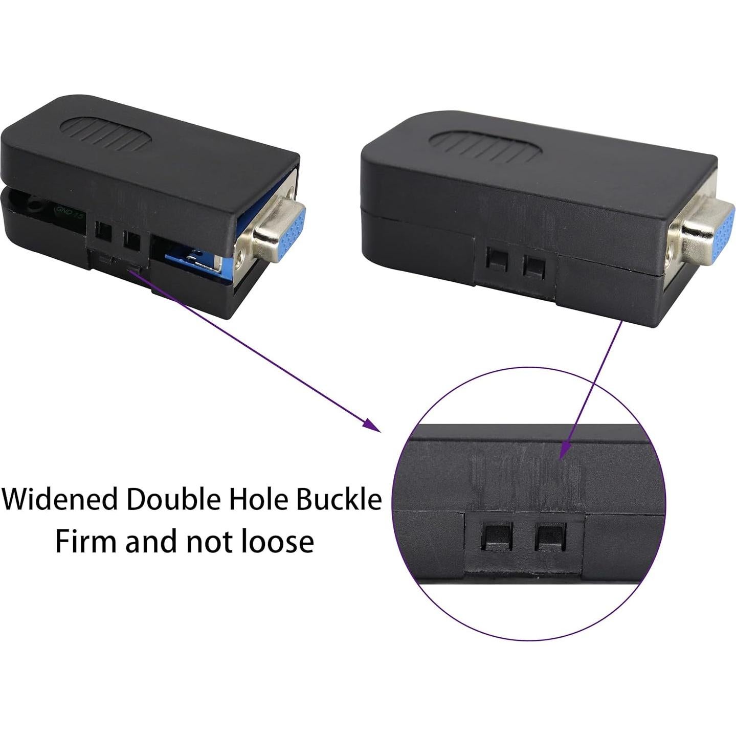Adaptador VGA hembra DB15 a terminal de tornillo 2 paquetes