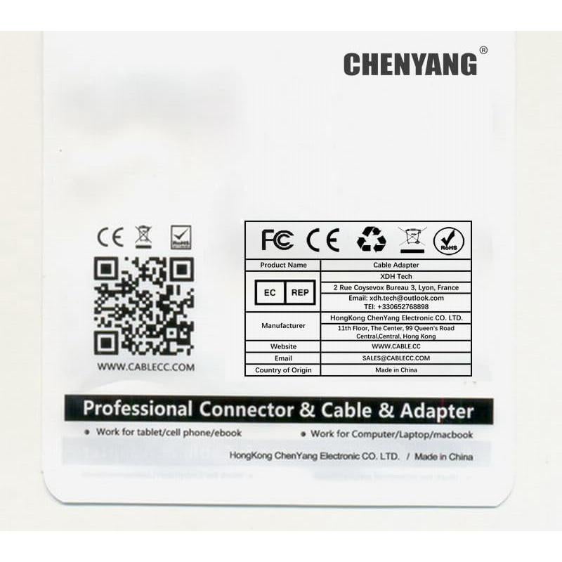 Adaptador VGA 15 Pines Macho a Hembra 270 Grados CY