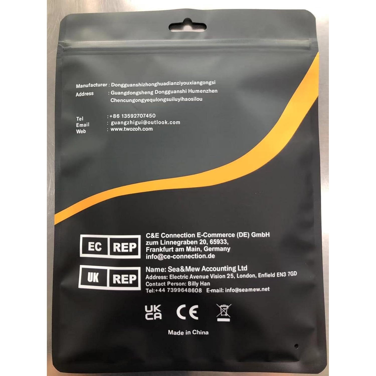 Cable HDMI a VGA Twozoh 2M - 1080P 60Hz, Aluminio y Nylon