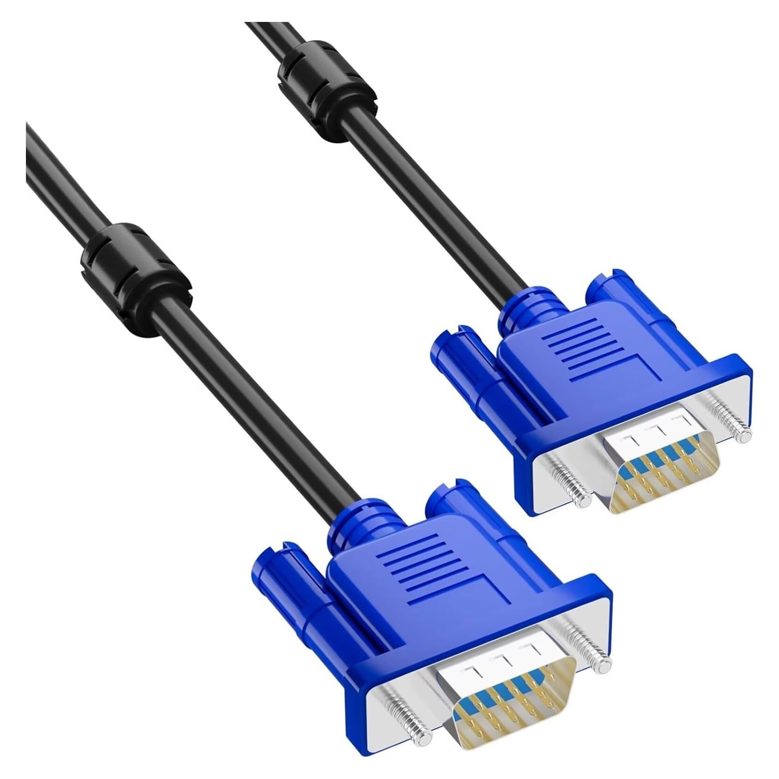 Cable VGA Macho a Macho 1.5m HYANGQU - 2 Pack HD