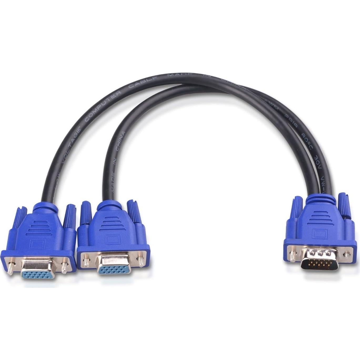 Cable VGA Divisor Duplicador 2-Pack Cable Matters 0.61m