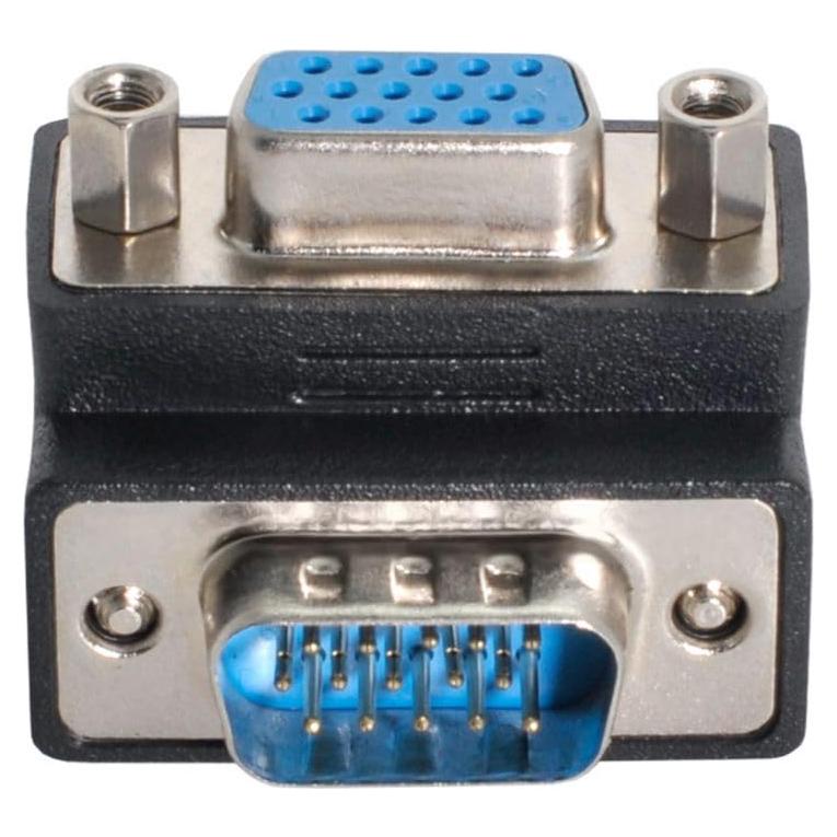 Adaptador VGA Chenyang D-Sub HDB15Pin Macho a Hembra 90°