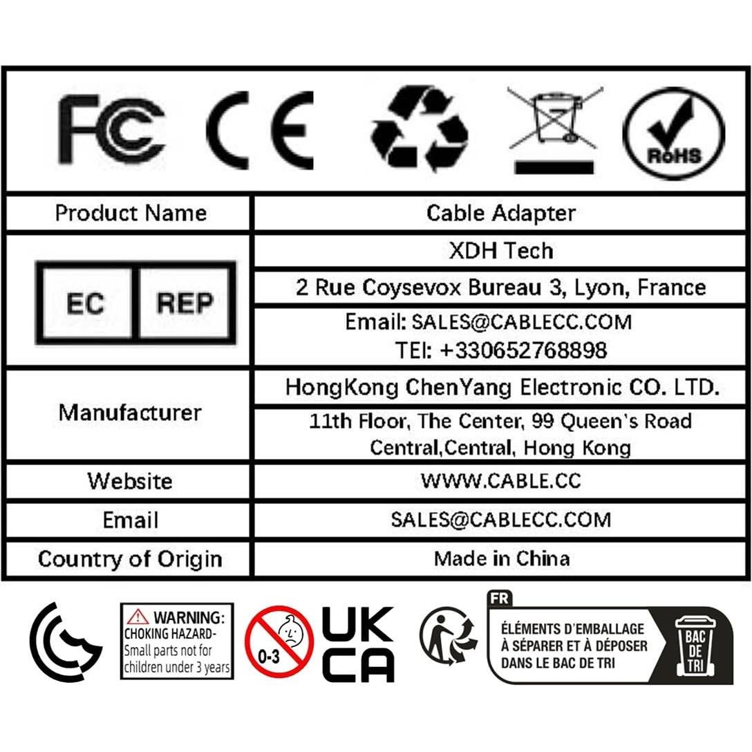 Adaptador VGA Chenyang D-Sub HDB15Pin Macho a Hembra 90°