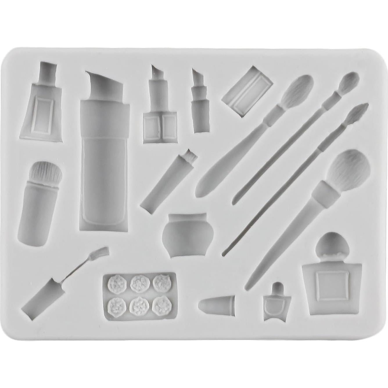 Set de 5 Moldes de Silicona Sijiangmold para Decoración de Pasteles