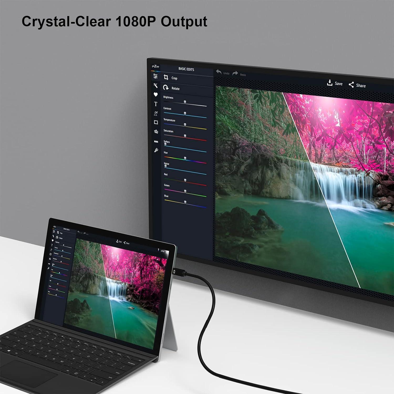 Cable VGA 3 Metros Benfei Mini DisplayPort Macho a Macho