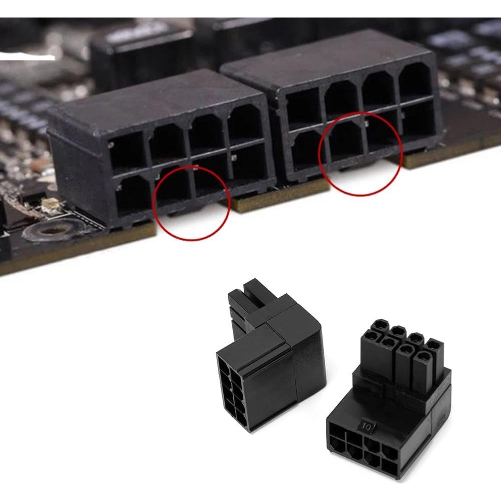 Adaptador 8Pin GPU VGA PCIe 90 Grados Ruimou - 2 Pcs