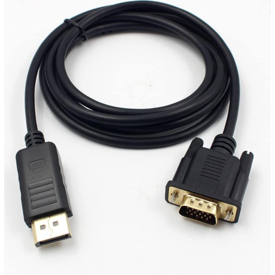 Cable DisplayPort a VGA POPETPOP 1.8m Conector Dorado