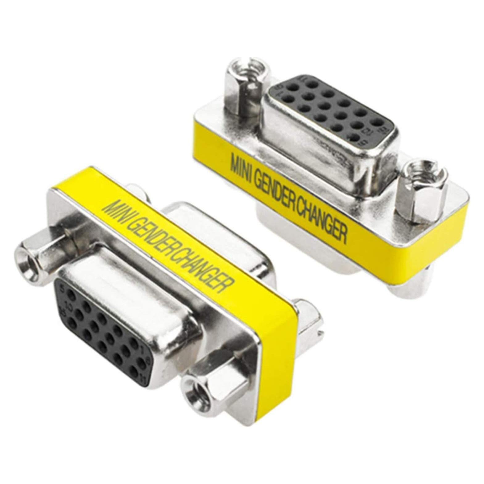 Acoplador VGA Femenino a Femenino 15 Pines 5 Pack AYECEHI