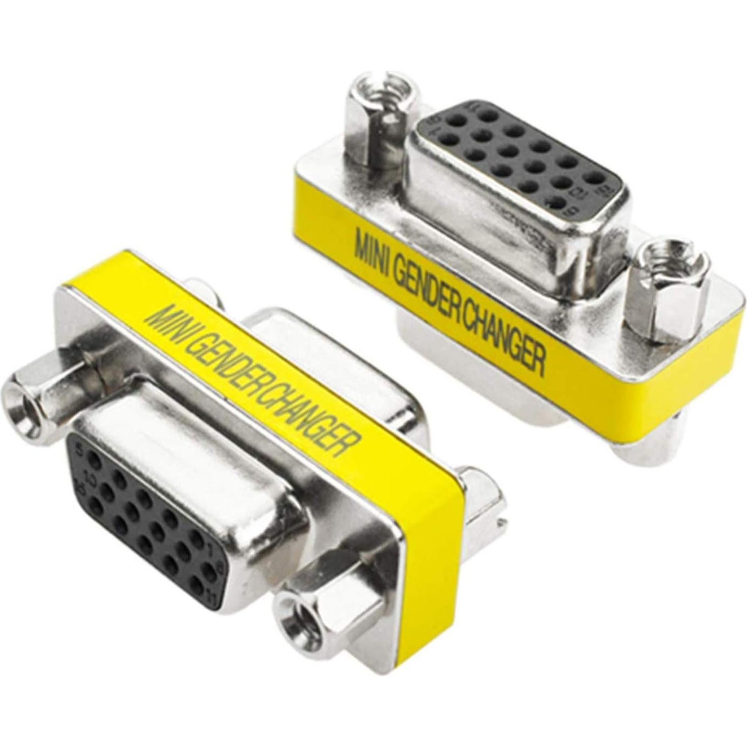 Acoplador VGA Femenino a Femenino 15 Pines 5 Pack AYECEHI