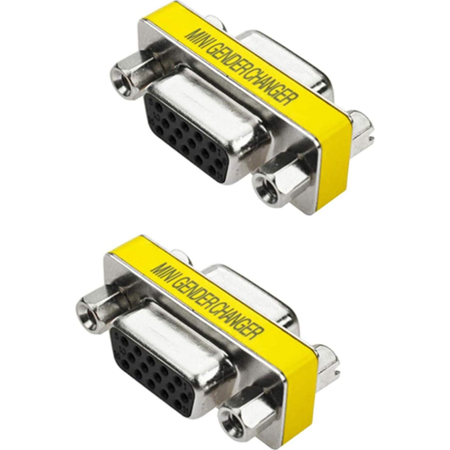 Acoplador VGA Femenino a Femenino 15 Pines 5 Pack AYECEHI