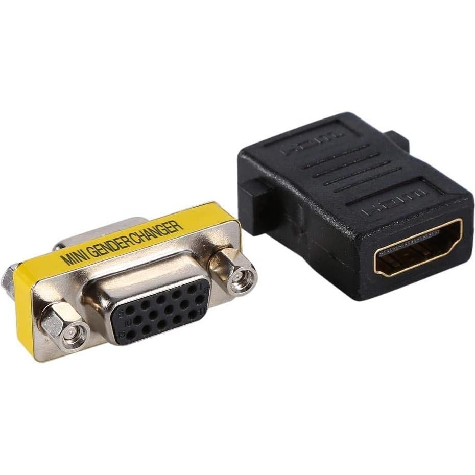 Placa de Pared HDMI y VGA Serounder 1 Puerto HDMI + 1 VGA