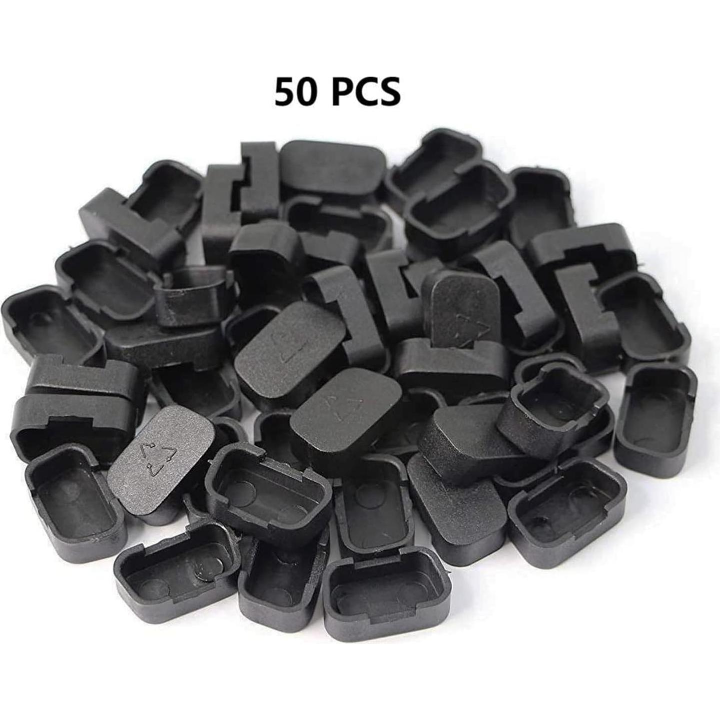 Tapa Antipolvo VGA SHANFEILU 50 Piezas 17mm x 9mm Negro