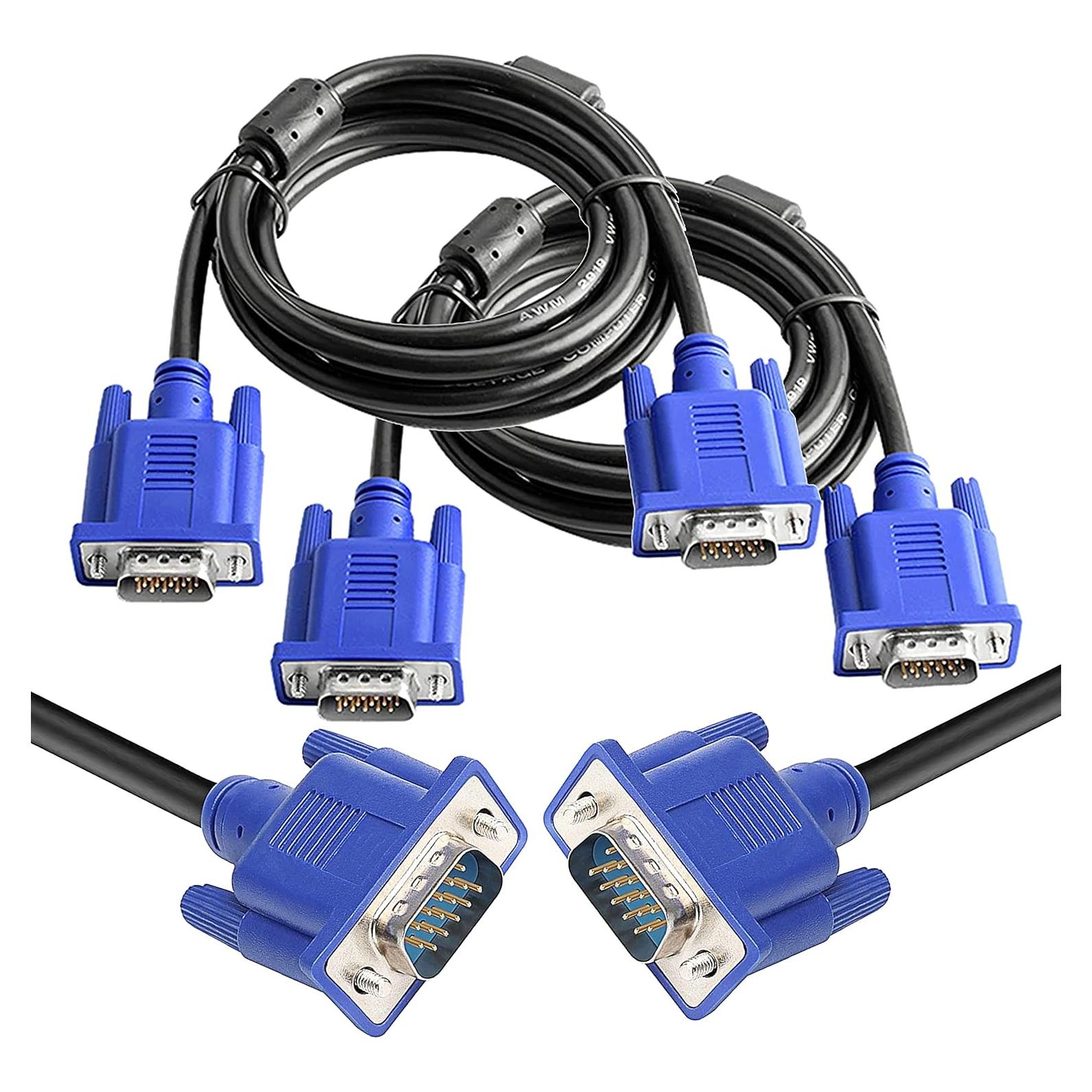 Cables VGA Macho a Macho SaiTech IT 2 Pack 0.91m