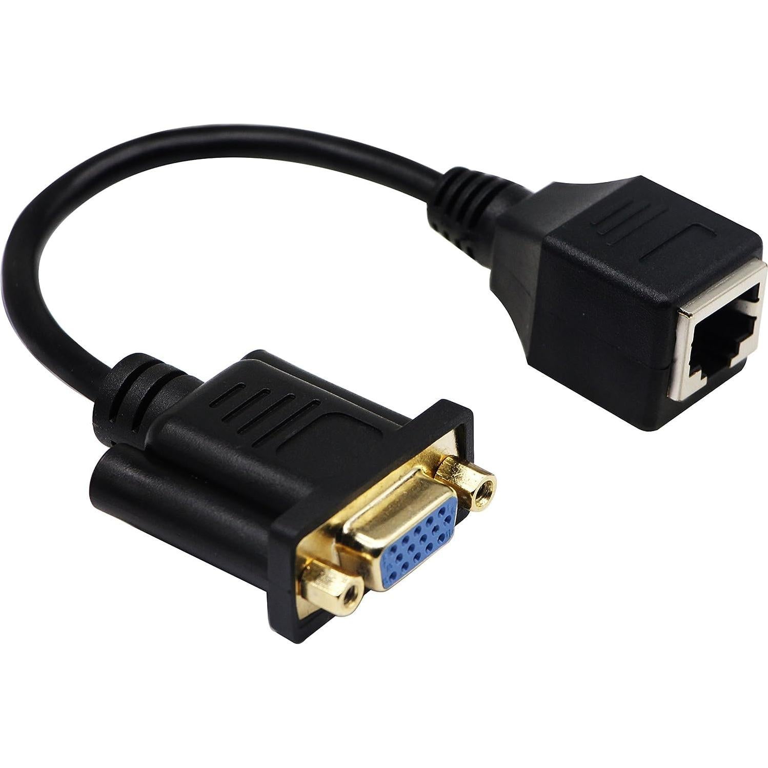 Cable RJ45 a VGA zdyCGTime 15CM 2Pack Hembra/Macho