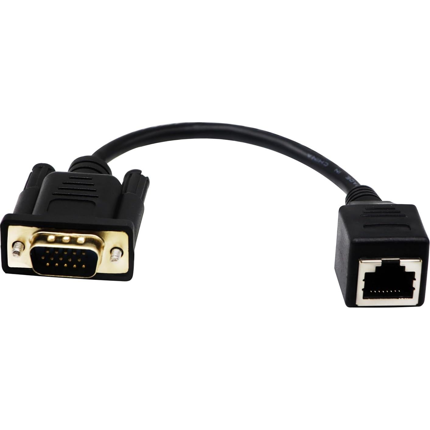 Cable RJ45 a VGA zdyCGTime 15CM 2Pack Hembra/Macho