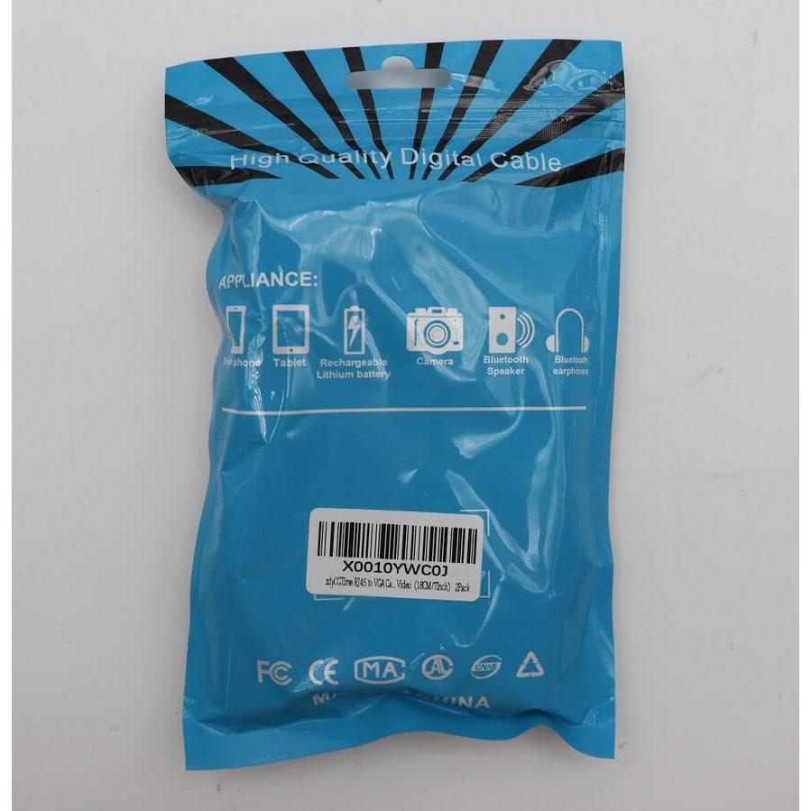 Cable RJ45 a VGA zdyCGTime 15CM 2Pack Hembra/Macho