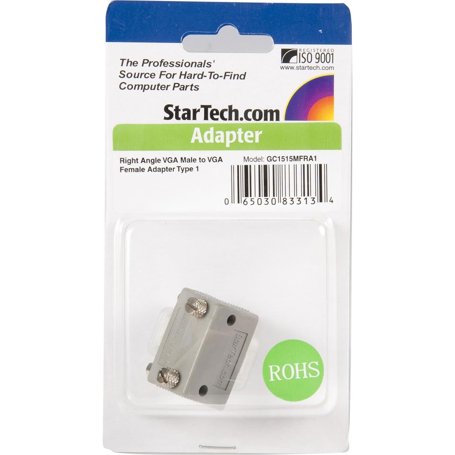 Adaptador VGA en Ángulo Recto StarTech GC1515MFRA1 Macho/Hembra