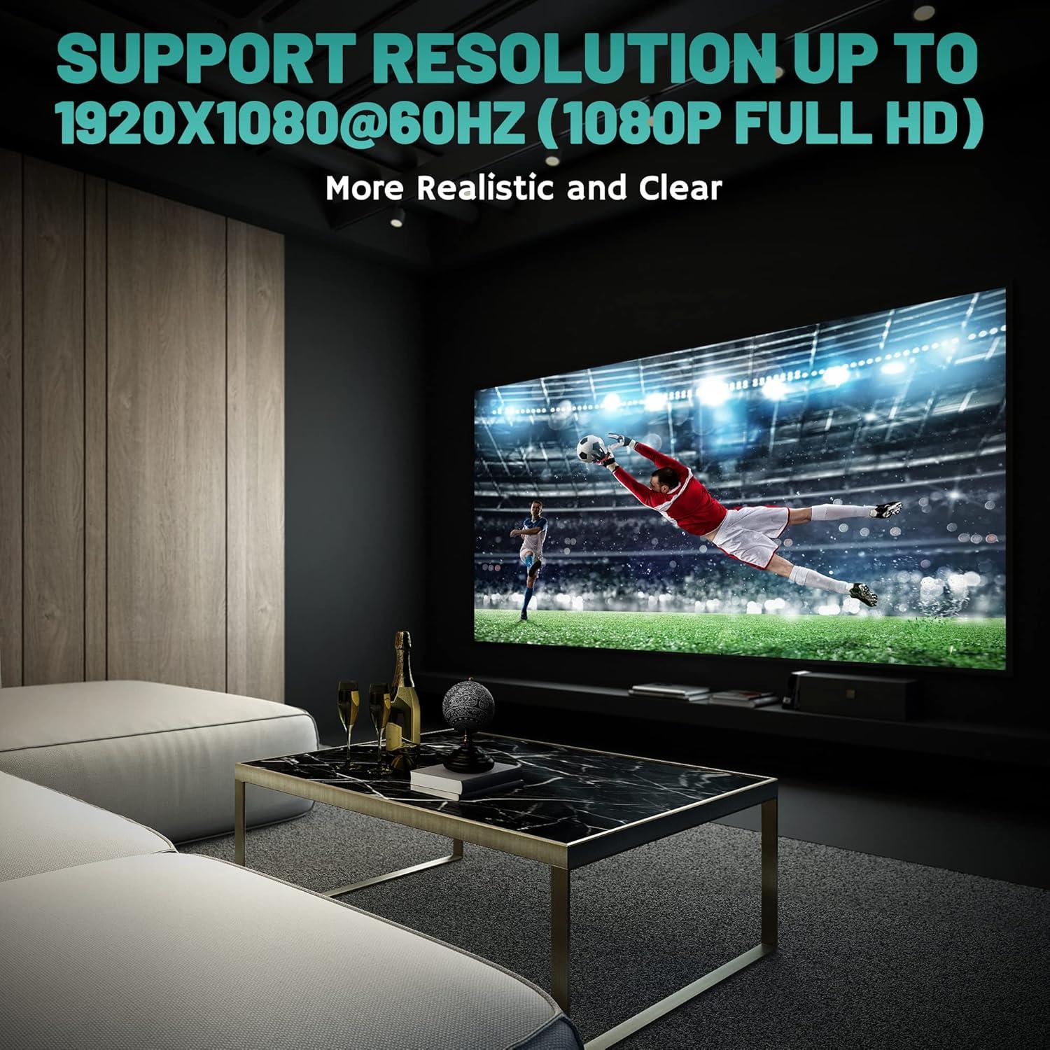 Cable DisplayPort a VGA Kxable 10.67 m 1080P HD Negro