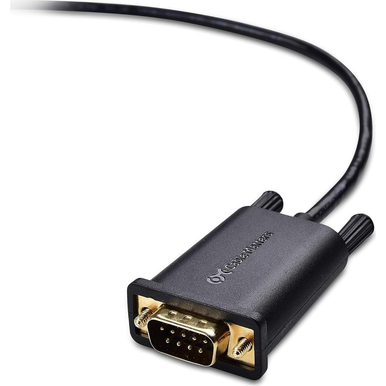 Adaptador USB a Serial Cable Macho a Macho 1.83m Cable Matters