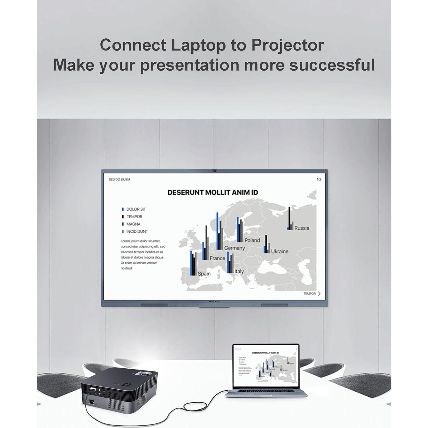 Cable DisplayPort a VGA 0.91m Foboiu HD 1080P Aluminio