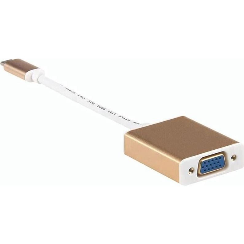 Adaptador USB-C a VGA 1080P Sonilco Rosa Dorado