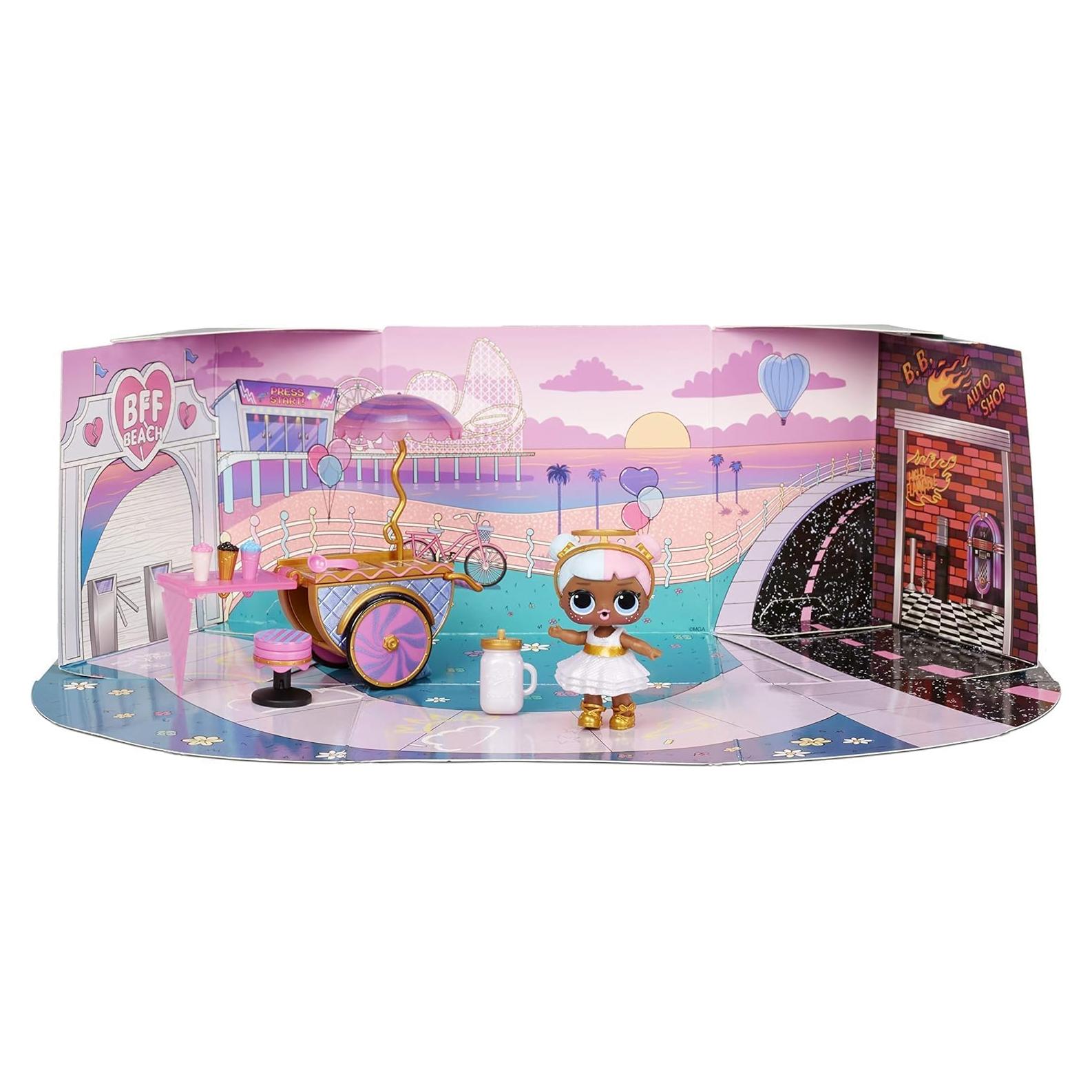 L.O.L. Surprise! Muebles Carrito de Dulces con Muñeca Azúcar