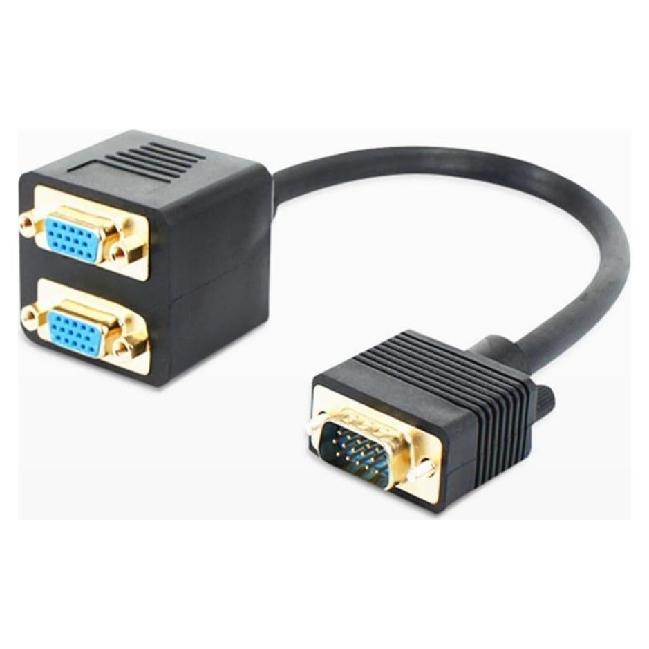 Divisor de Video VGA Suckoo 1 Entrada 2 Salidas Macho a Hembra