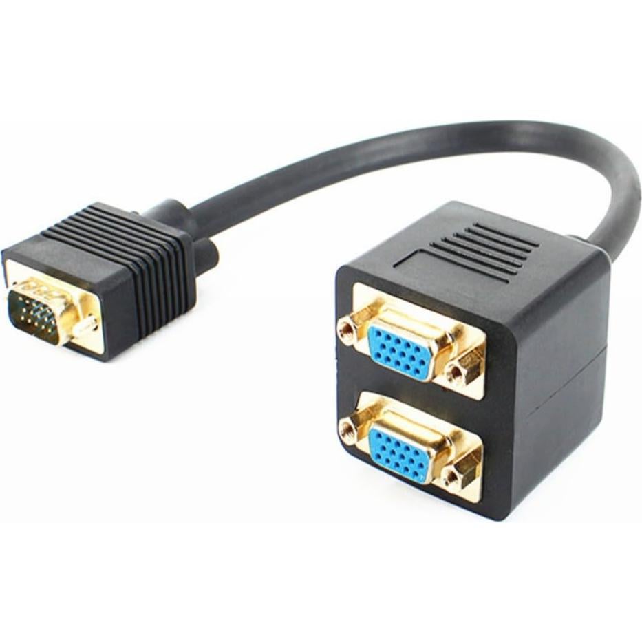 Divisor de Video VGA Suckoo 1 Entrada 2 Salidas Macho a Hembra