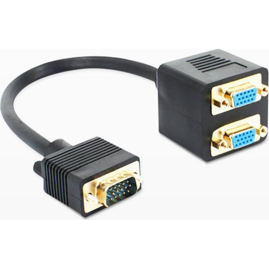 Divisor de Video VGA Suckoo 1 Entrada 2 Salidas Macho a Hembra