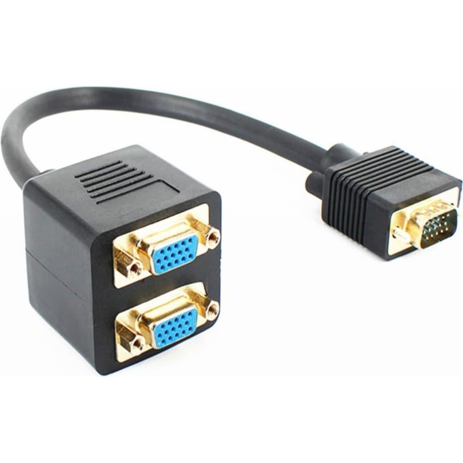 Divisor de Video VGA Suckoo 1 Entrada 2 Salidas Macho a Hembra