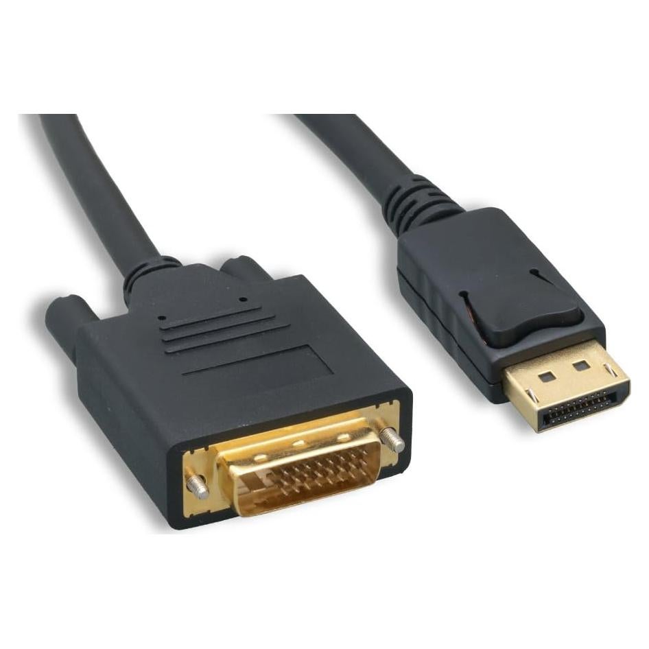 Cable DisplayPort a DVI 0.91m Cablelera 2pcs Paquete
