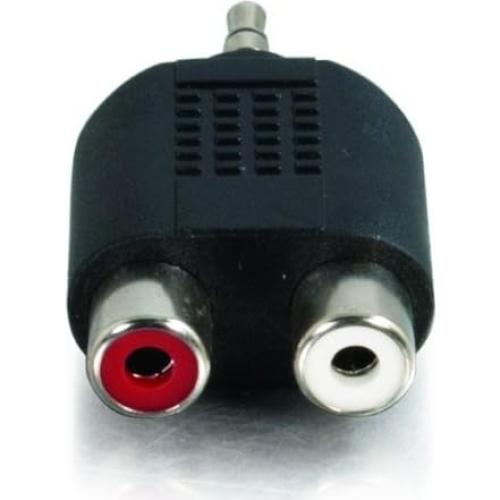 Adaptador de Audio Cables 2 Go 3.5mm Macho a RCA Doble Hembra