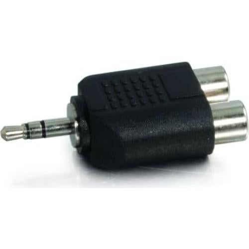 Adaptador de Audio Cables 2 Go 3.5mm Macho a RCA Doble Hembra