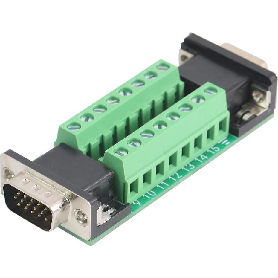 Conector VGA Macho a Hembra 15 Pines Jienk - Placa de Conexión