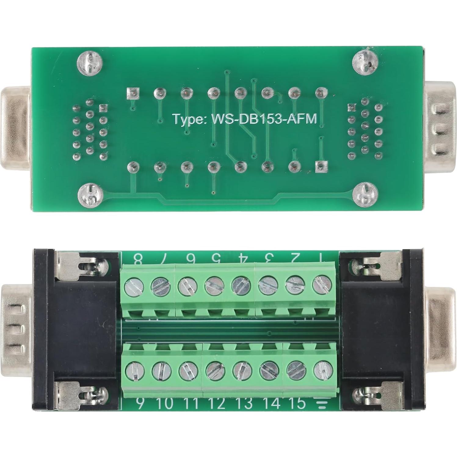 Conector VGA Macho a Hembra 15 Pines Jienk - Placa de Conexión