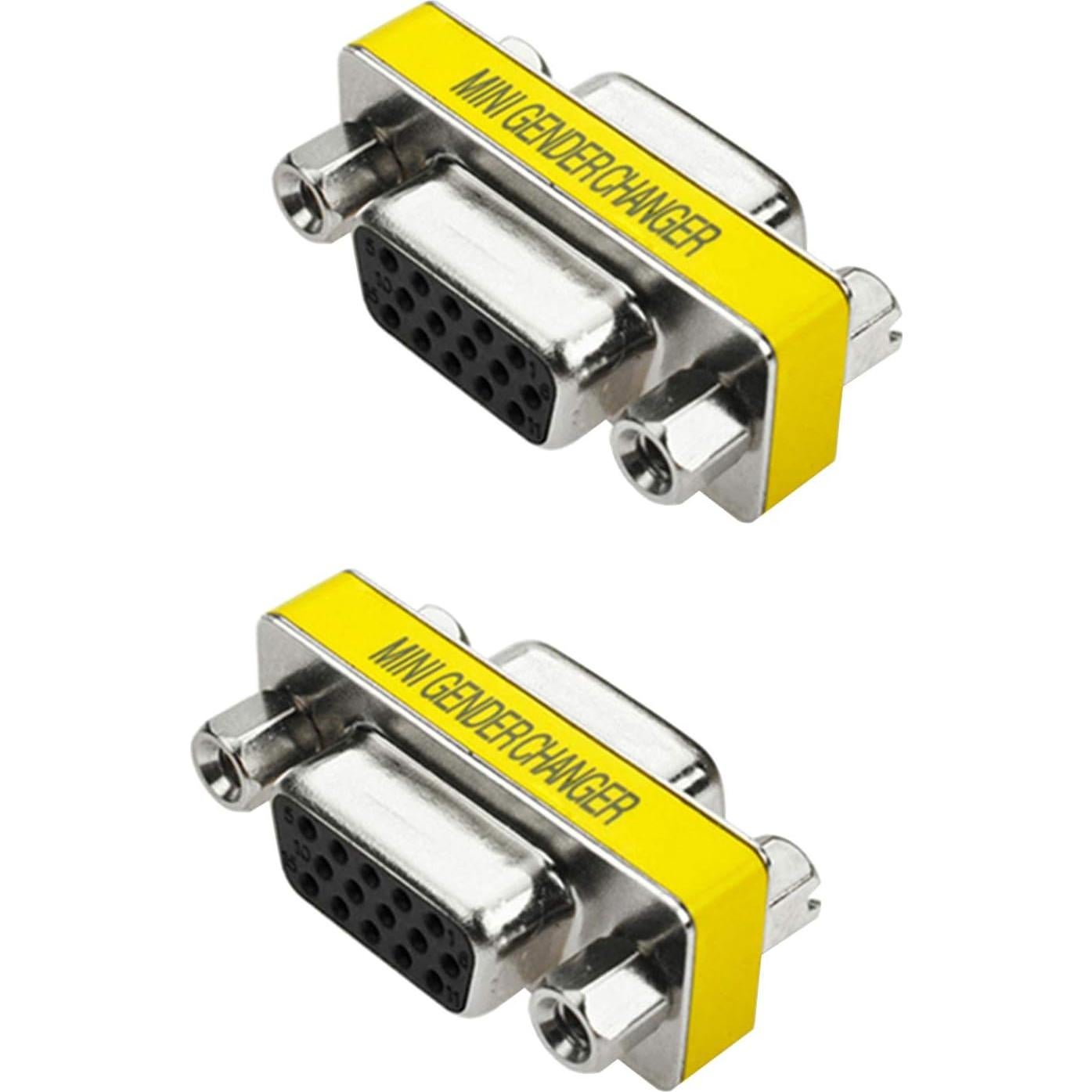 Adaptador VGA Macho a Hembra OUOU - Paquete de 5 Unidades