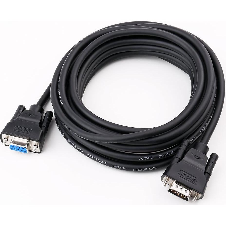 Cable Serial Extensión Macho a Hembra DTech 4.57m 9 Pines